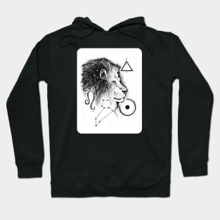 Leo zodiac sign with symbols Hoodie